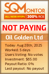 Oil Golden Ltd Project Status Button