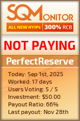 PerfectReserve Project Status Button