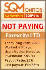 Forexcite LTD Project Status Button