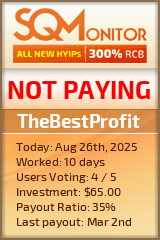 TheBestProfit Project Status Button