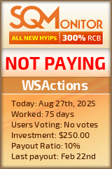 WSActions Project Status Button