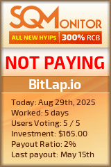 BitLap.io Project Status Button