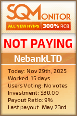NebankLTD Project Status Button
