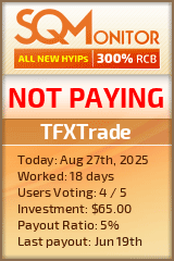 TFXTrade Project Status Button