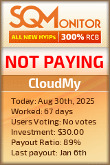 CloudMy Project Status Button