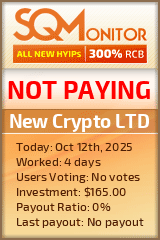 New Crypto LTD Project Status Button