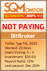BitBroker Project Status Button