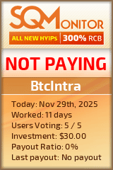BtcIntra Project Status Button