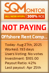 Offshore Rent Company LTD Project Status Button