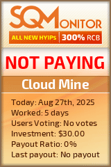 Cloud Mine Project Status Button