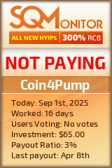 Coin4Pump Project Status Button
