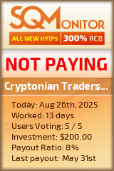 Cryptonian Traders LTD Project Status Button