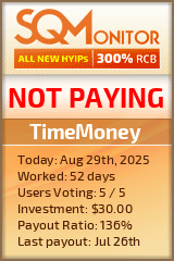 TimeMoney Project Status Button
