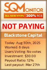 Blackstone Capital Project Status Button
