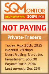Private-Traders Project Status Button