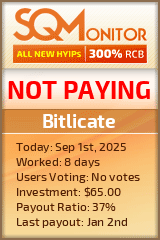 Bitlicate Project Status Button