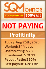 Profitinity Project Status Button
