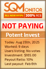 Potent Invest Project Status Button