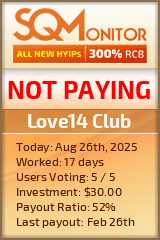 Love14 Club Project Status Button