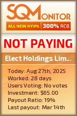 Elect Holdings Limited Project Status Button