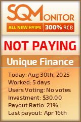 Unique Finance Project Status Button