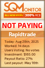 Rapidtrade Project Status Button