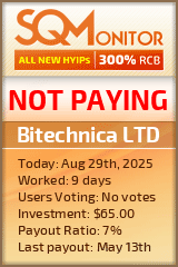 Bitechnica LTD Project Status Button