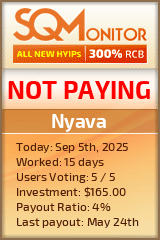 Nyava Project Status Button