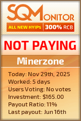 Minerzone Project Status Button