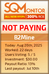 B2Mine Project Status Button