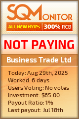 Business Trade Ltd Project Status Button