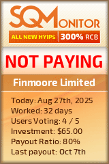Finmoore Limited Project Status Button