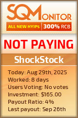 ShockStock Project Status Button