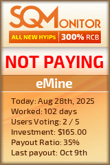 eMine Project Status Button