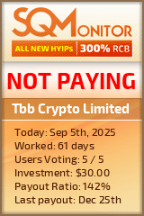 Tbb Crypto Limited Project Status Button