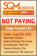 Gogo-Invest Ltd Project Status Button