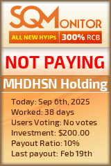 MHDHSN Holding Project Status Button