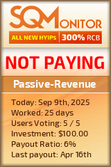 Passive-Revenue Project Status Button