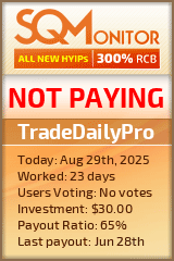 TradeDailyPro Project Status Button