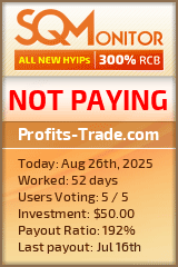 Profits-Trade.com Project Status Button