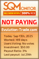 Evulution-Trade.com Project Status Button