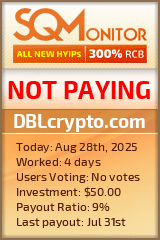 DBLcrypto.com Project Status Button