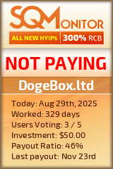 DogeBox.ltd Project Status Button