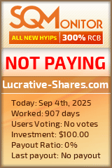 Lucrative-Shares.com Project Status Button