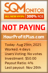 HourProfitPlus.com Project Status Button