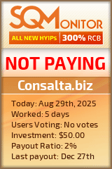 Consalta.biz Project Status Button