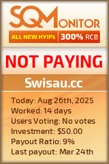 Swisau.cc Project Status Button