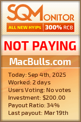 MacBulls.com Project Status Button