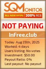 InFree.club Project Status Button