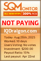 IQDraigon.com Project Status Button